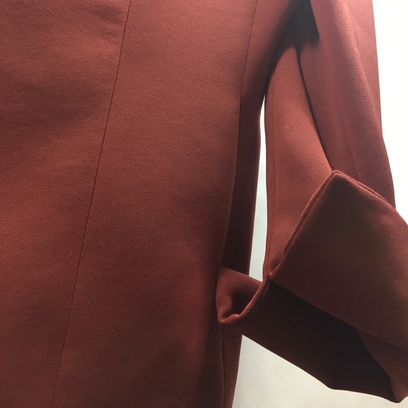 💝Kasper Cute Career Blazer Burgundy/Rust Color💝 - Picture 5 of 5